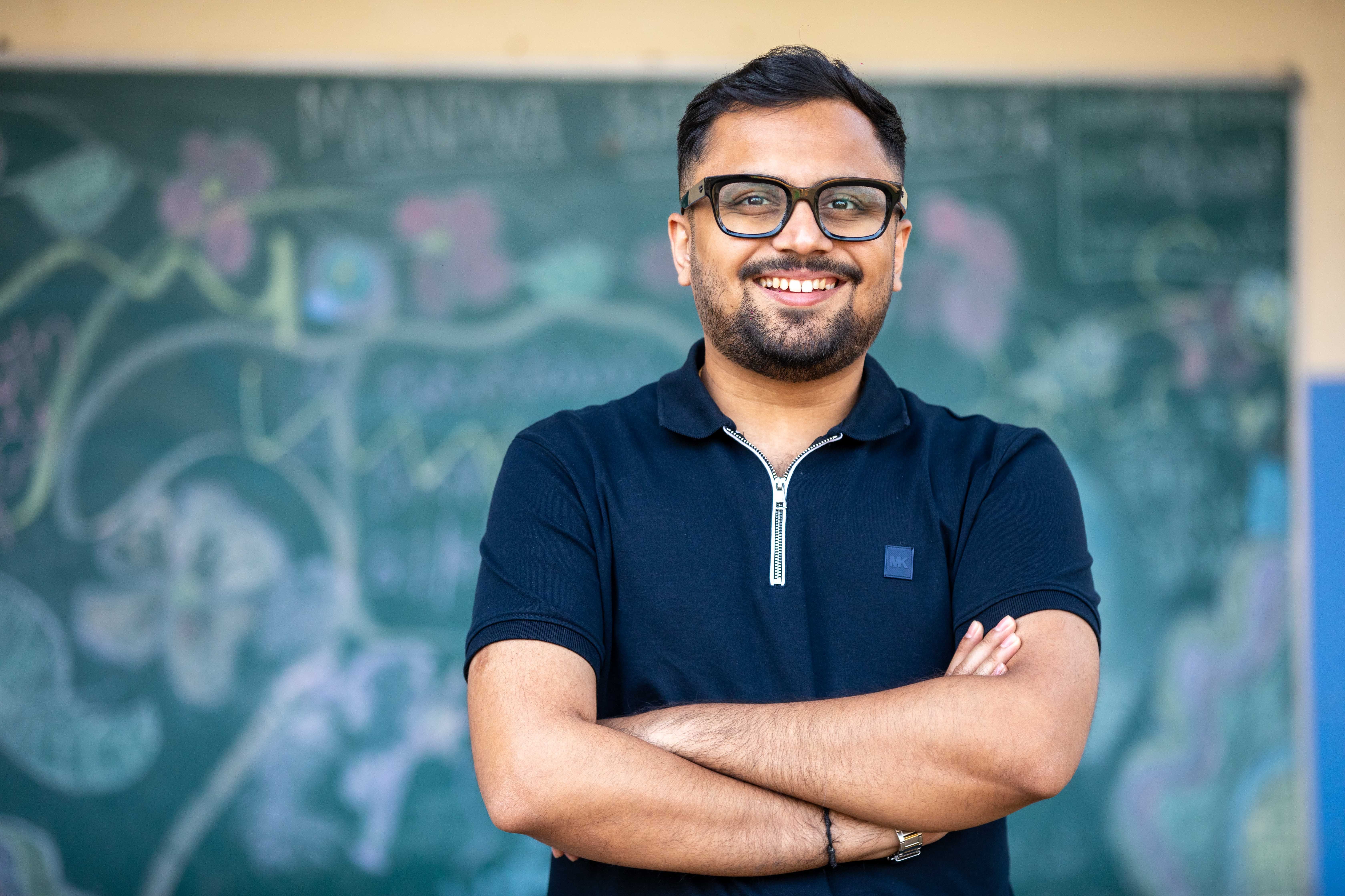 Adil, a Kashmiri language teacher