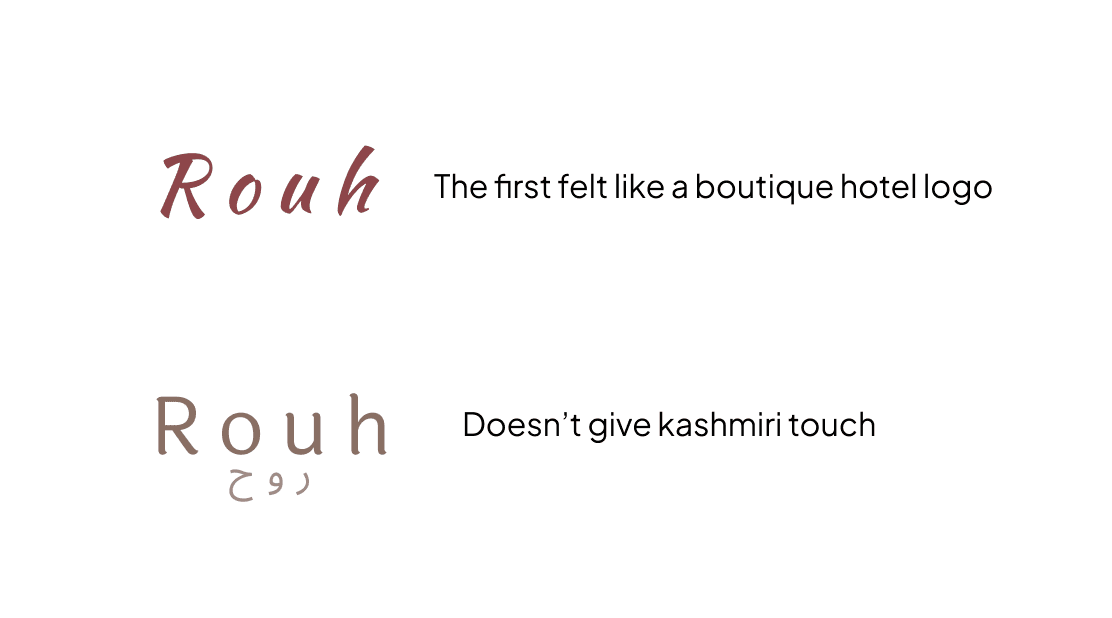 Rouh logo explorations