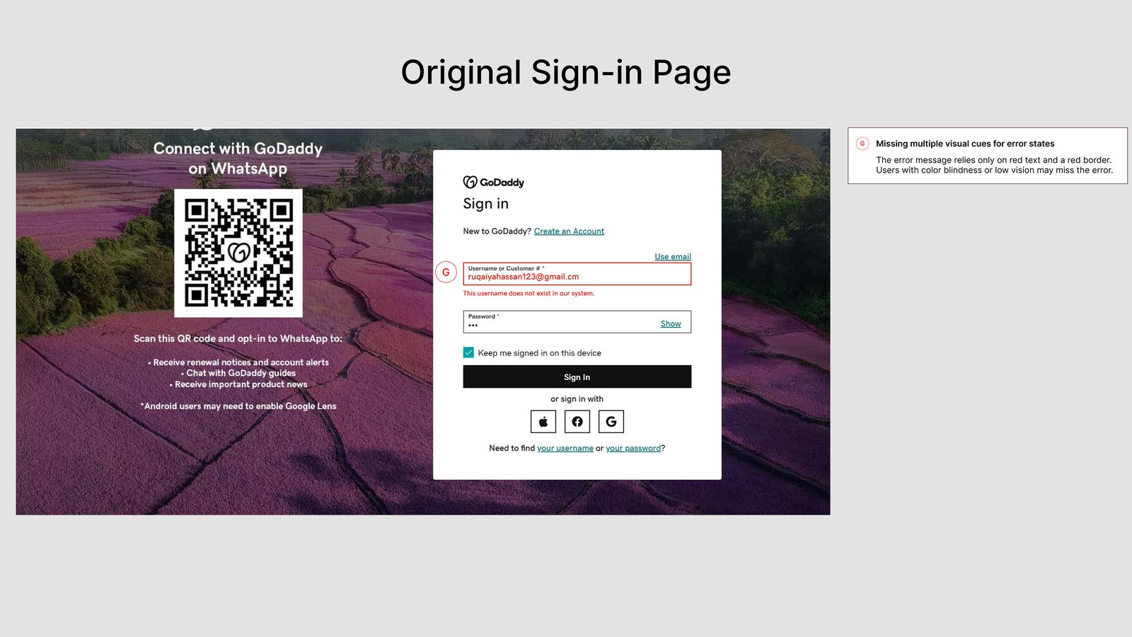 Accessibility case study — slide 3